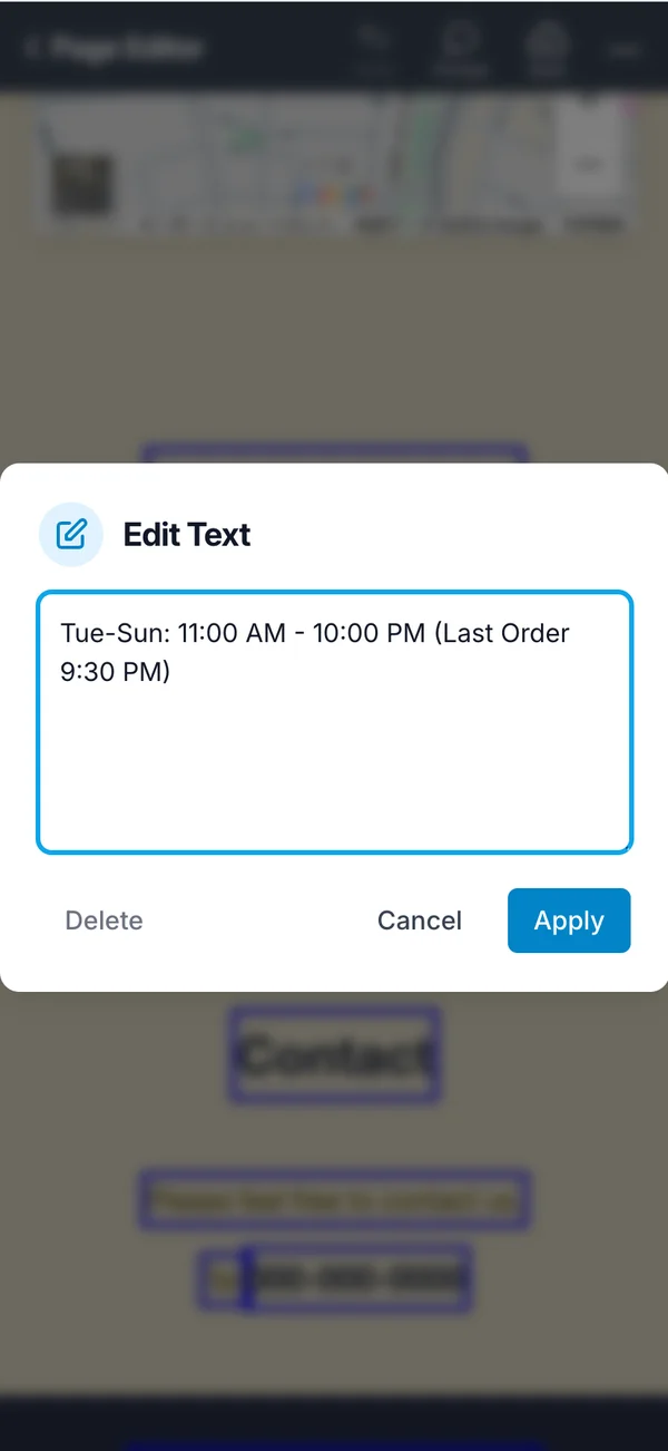 Step 3: Add customer-needed info